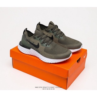 Nike epic react hotsell flyknit cargo khaki womens