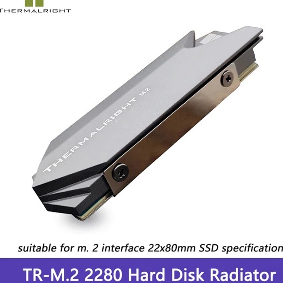 Thermalright M.2 Heatsink SSD Cooler with Silicone Thermal Pad for PC