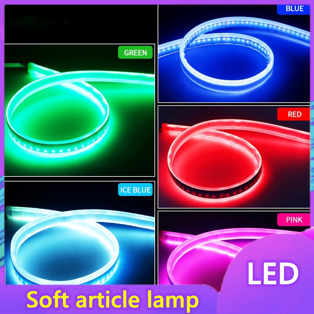 LED light bar new type of day light ultra thin light guide strip 45