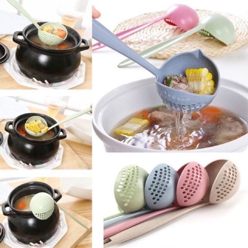 2 in 1 Strained Soup Spoon/2 in 1 Rice Vegetable Soup Spoon | Shopee ...