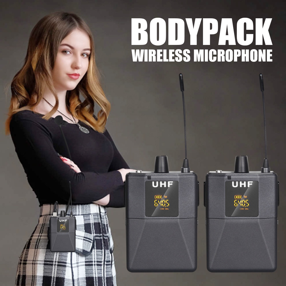 EDI AD-116 UHF wireless lavalier microphone camera/video microphone ...
