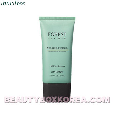 cosmetic INNISFREE Forest for Men No Sebum Sunblock SPF50+ PA++++ 70ml 5UPT Shopee Philippines
