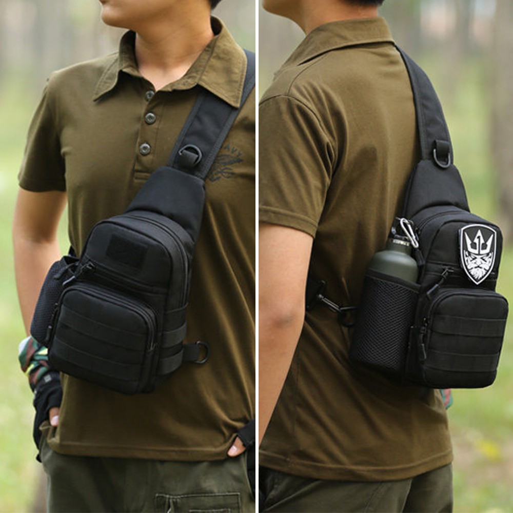 Tactical sling bag online shopee