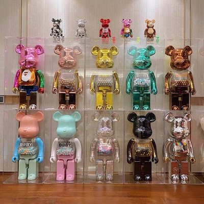 Bearbrick violent bear building Wood bear 1000% dolls hand xgirl ...