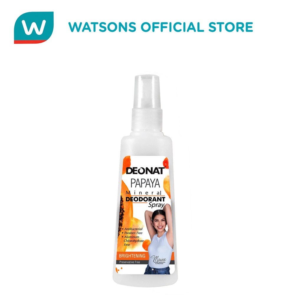 DEONAT Papaya Mineral Deodorant Spray 100ml Shopee Philippines
