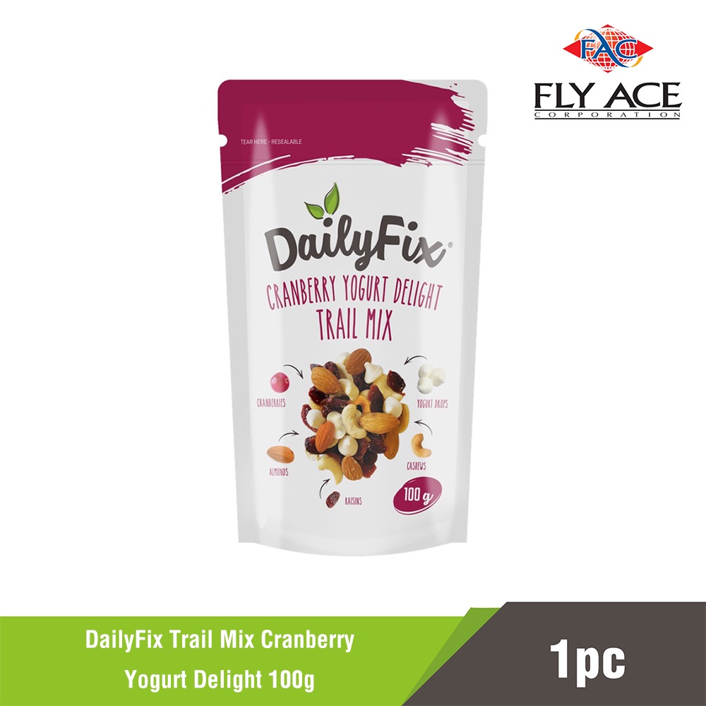 DailyFix Trail Mix Cranberry Yogurt Delight 100g Shopee Philippines