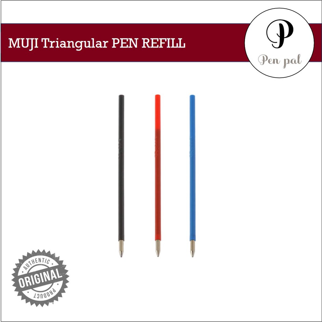 MUJI Triangular PEN REFILL | Shopee Philippines