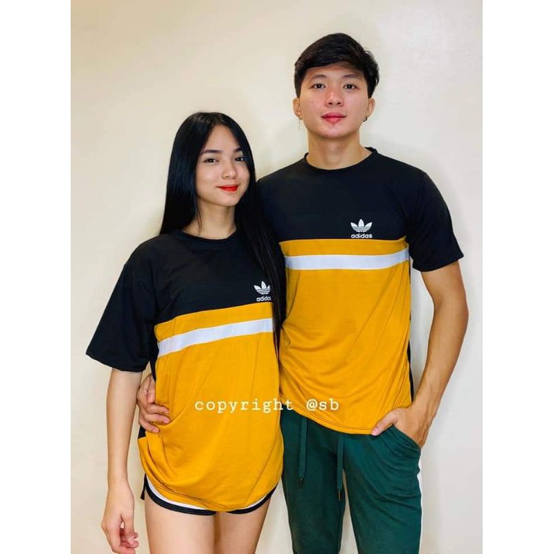 Adidas t shirt couple sale