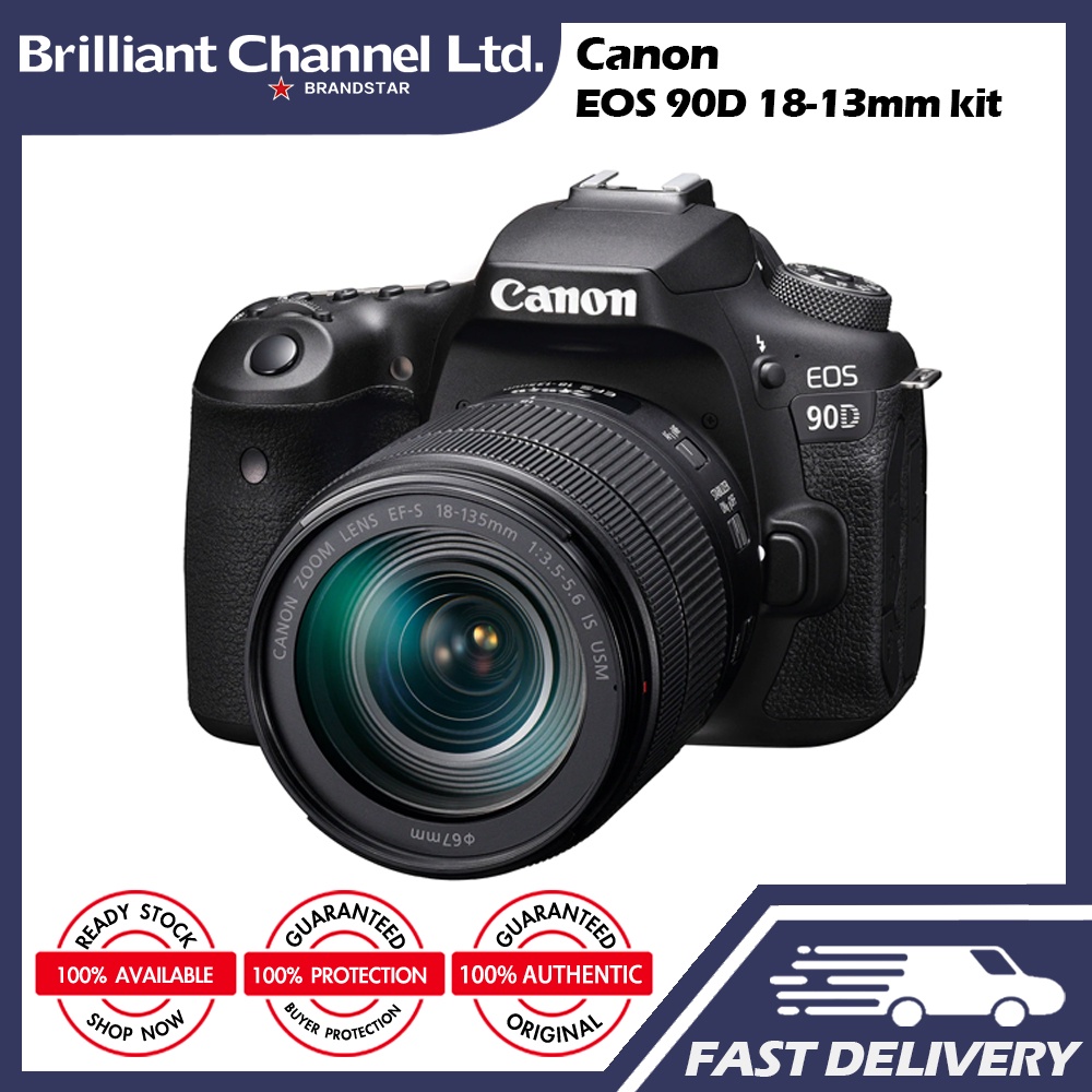 Canon EOS 90D DSLR Camera With 18135MM Lens Kit Set Shopee Philippines