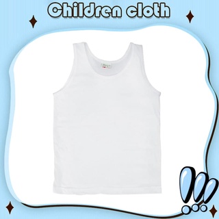 3/6 pcs White Sando for Girls from 3 to 13 yrs old Kids 100