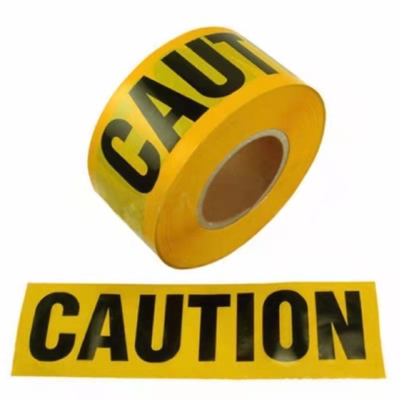 Caution Barricade Tape Warning Danger Yellow with Black Ink Tape 50 ...