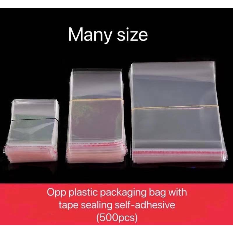 opp-plastic-packaging-bag-with-tape-sealing-self-adhesive(500pcs ...