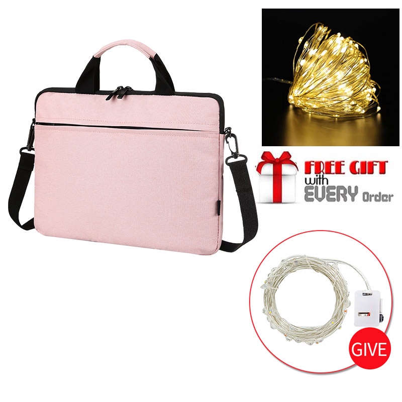 【Free LED Light】Waterproof Laptop Computer bag hand Shockproof bag 15.6 ...