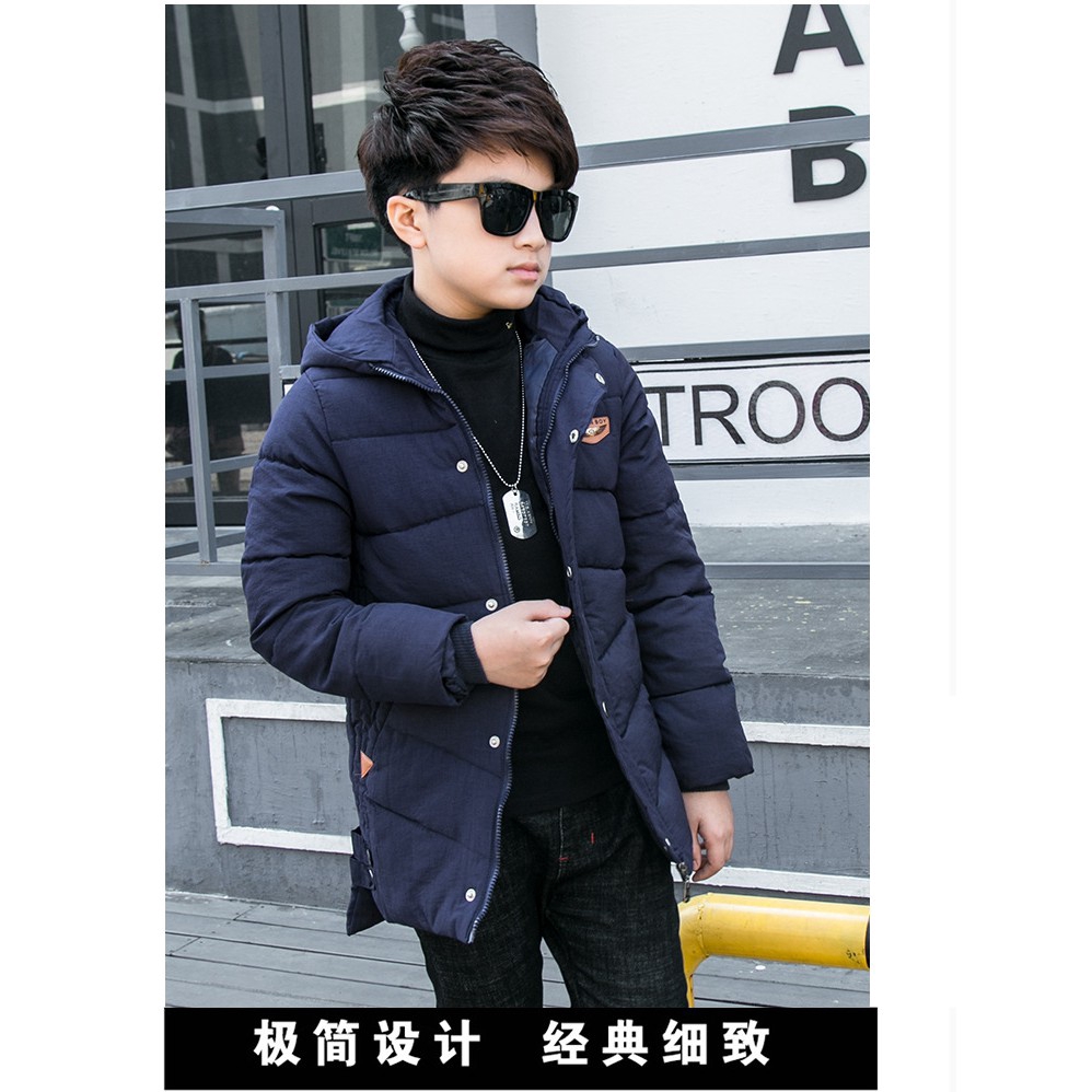 winter jacket Kids Jacket Boys winter coat children s thick hooded cotton suit