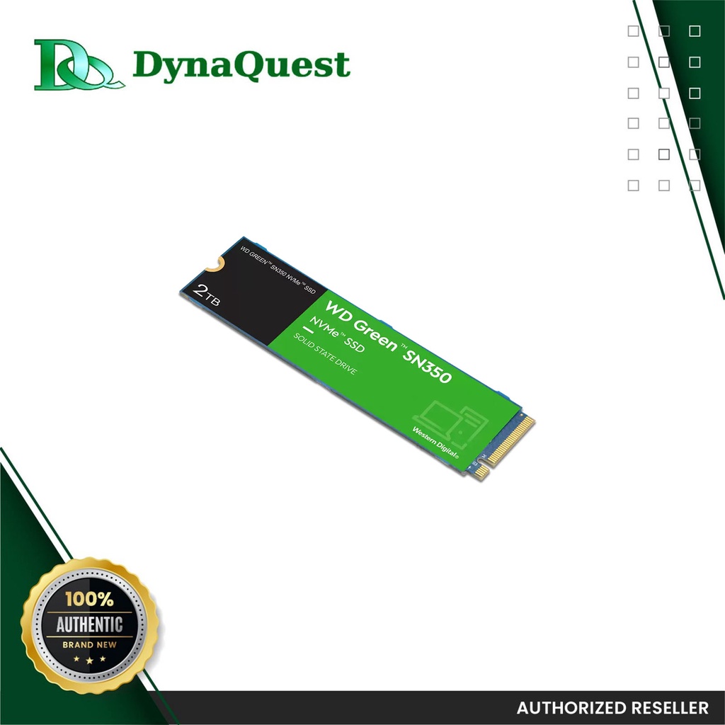 Western Digital M.2 Green 2TB SN350 NVMe SSD WDS200T3G0C | Shopee