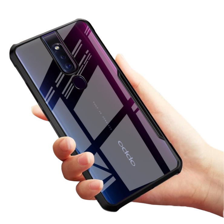 For OPPO F11/F11 Pro case 【Hawk eye series 】Transparent blade back  shockproof airbag drop angle ultra-thin phone case protective sleeve