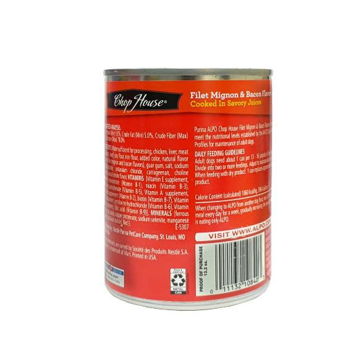 Purina Alpo Chop House Filet Mignon Canned Adult Wet Dog Food 374G Shopee Philippines