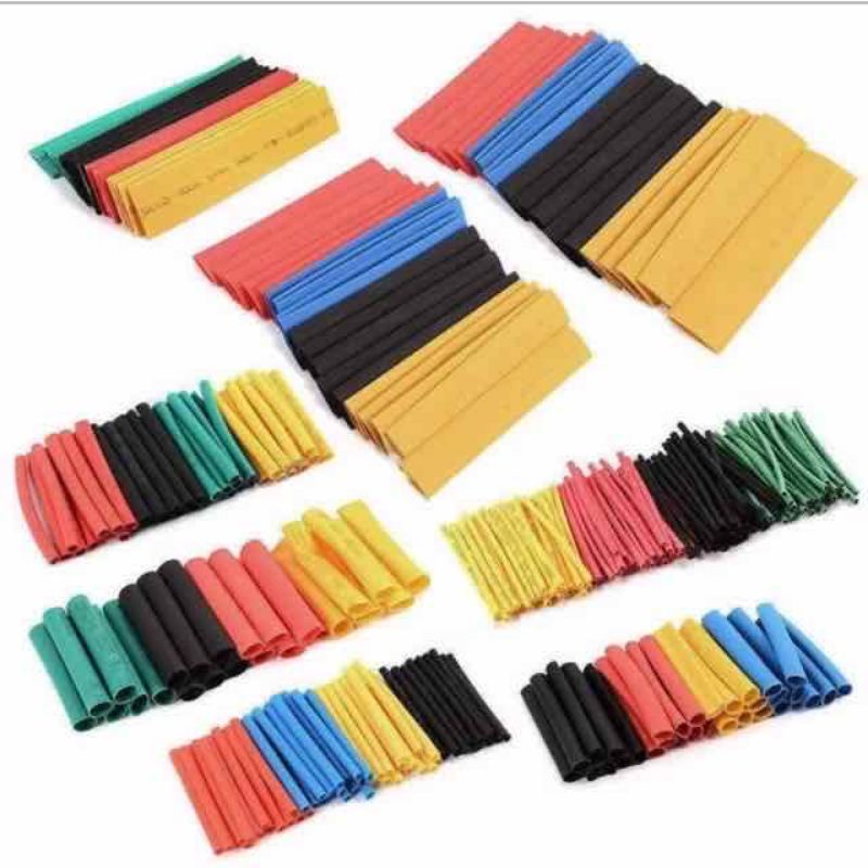 164PCS /328pcs Mixed Colors Heat Shrink Tube TubingSleeving Wrap Wire ...