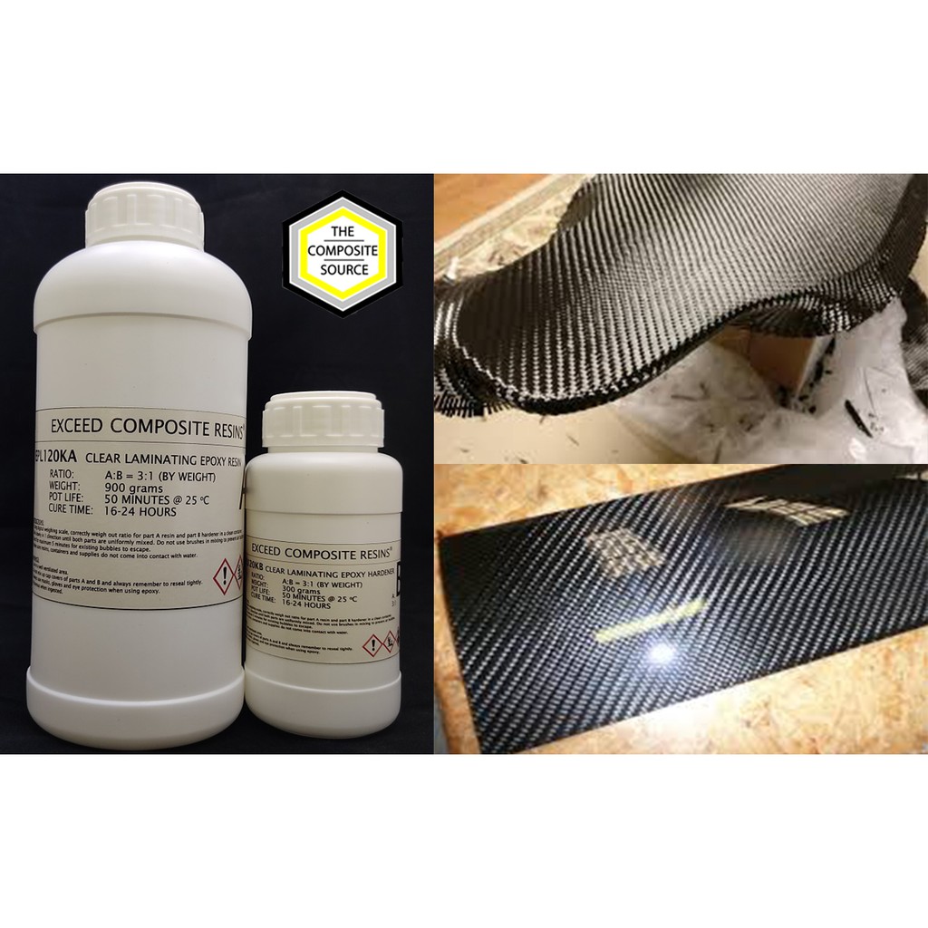 Exceed Composites Clear Laminating Epoxy Resin for Carbon Fiber