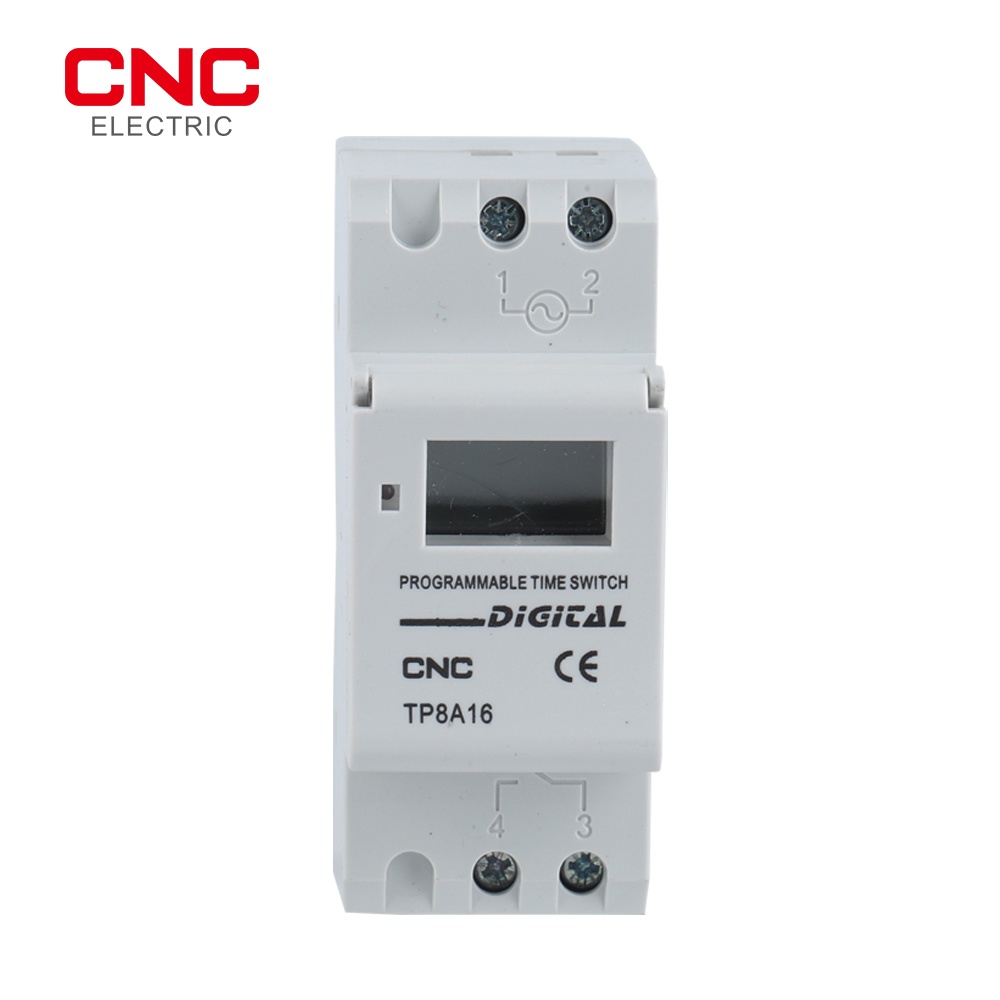 CNC TP8A16 AC 220V 16A 30A Din Rail Weekly 7 Days Programmable Digital ...