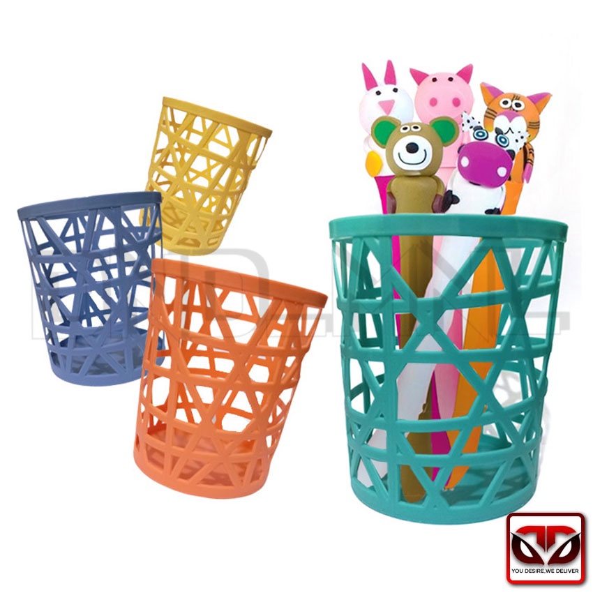 D&D Plastic Pen Holder ( RANDOM COLOR ) Desk Organizers | Shopee ...