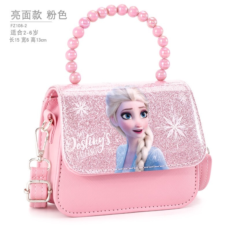 Crossbody Disney Children's Bag Ice Princess Portable Messenger Bag