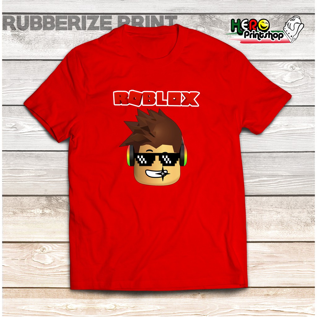 Roblox Graphic Shirt Tshirt shirt 2021 (rubberize Print) | Shopee ...