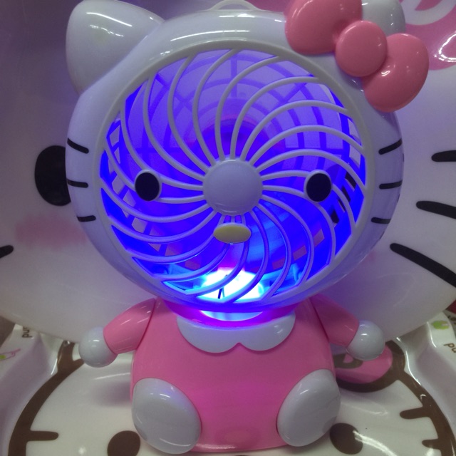 Hello kitty mini fan chargeable | Shopee Philippines