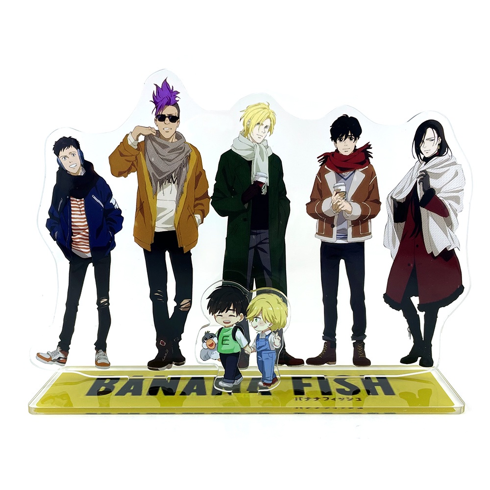 Banana Fish group Aslan Jade Ash Eiji Shorter YutLung Su Rin acrylic stand figure model holder