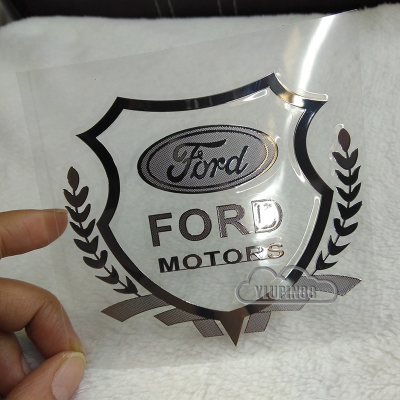 2pcs Ford Logo Sticker Car Medal Car Side Body Sticker Label Car Side ...