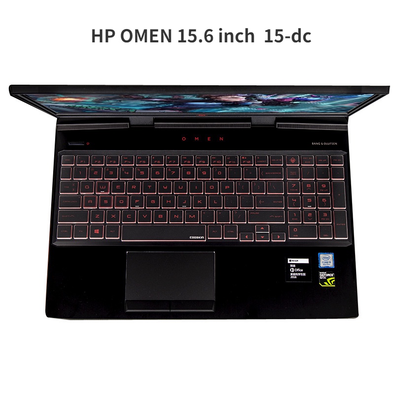 silicon keyboard cover waterproof dustproof for OMEN HP 15