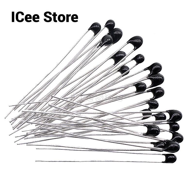 10Pcs NTC Thermistor Thermal Resistor 3950 MF52 1% NTC-MF52AT 1K 2K 3K ...