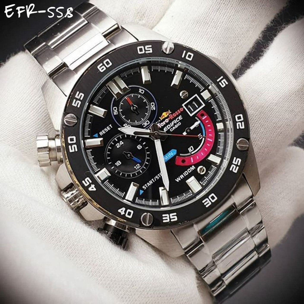 PRIA Casio EDIFICE Clock EFR 558 ORIGINAL Men Arloji Guys