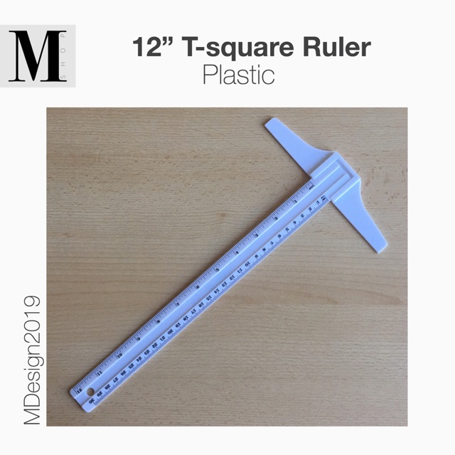 APEX Plastic Metric Double Side T Square Ruler (45cm,18 inch / 60 cm,24 inch)