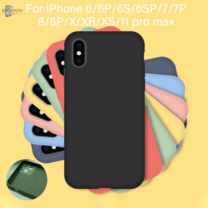 Mobile Phone Case For iPhone 6s 7 8 plus 11 pro max Liquid Silicone ...