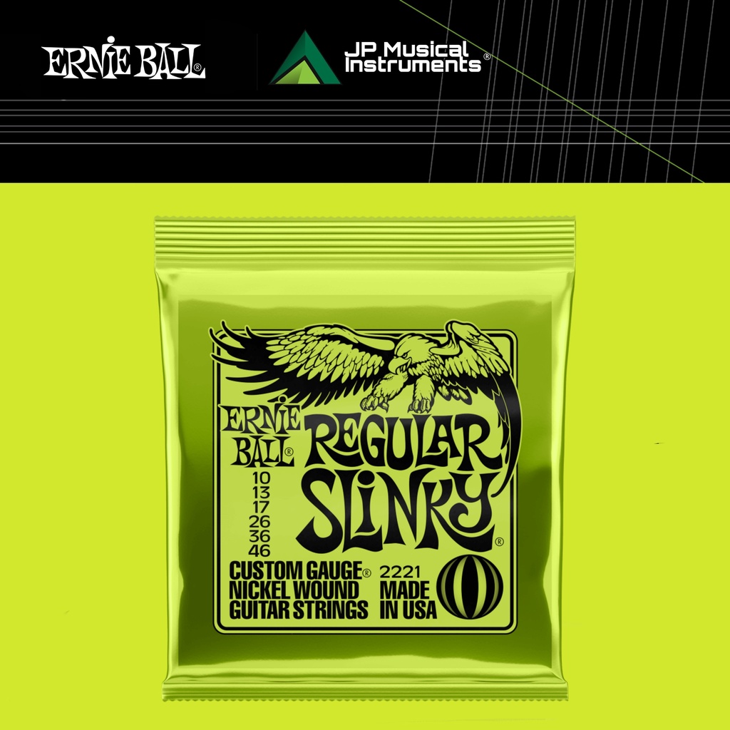 Ernie Ball 2221 / 2222 / 2223 / 2215 Custom Gauge Nickel Wound Guitar