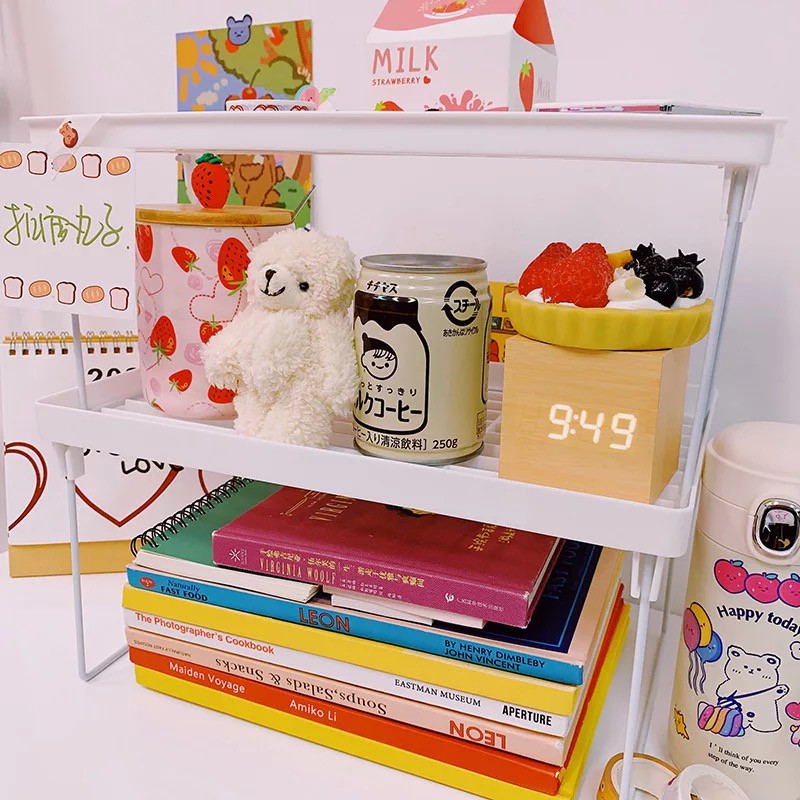 New desktop multifunction film storage rack folding storage rack ...