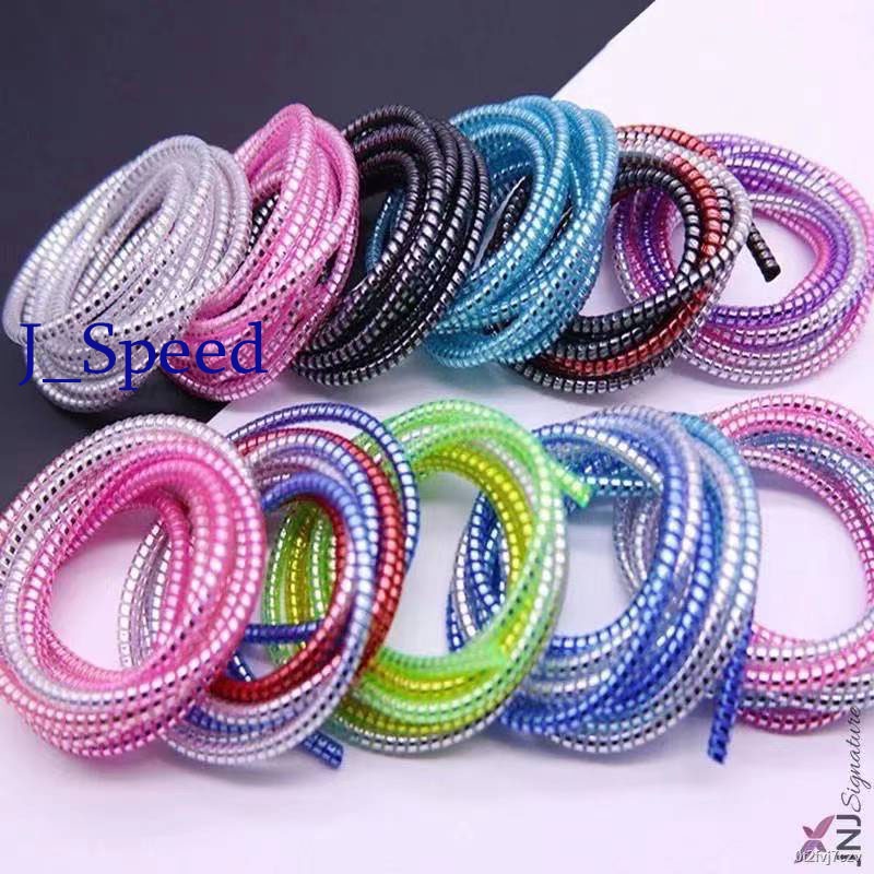 Premium Metallic Color Cable 1.4M Winder Cord Protector Cable Protector ...