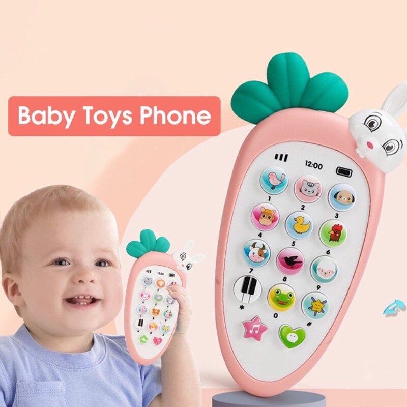 Simulation Children's Toys Mobile Phone Baby Early Childhood ...