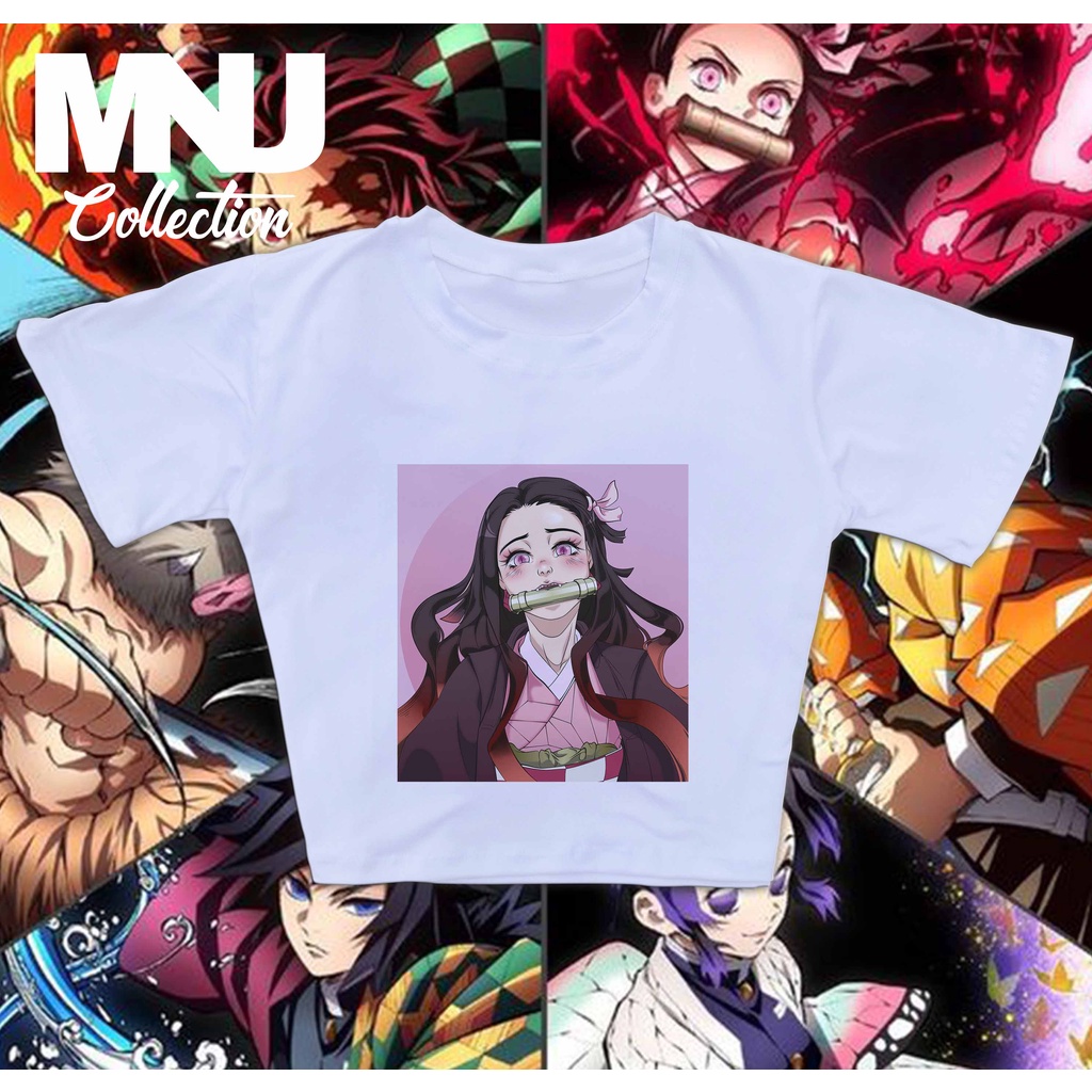 DemonSlayer Nezuko CROP TOP SUBLIMATION COD | Shopee Philippines