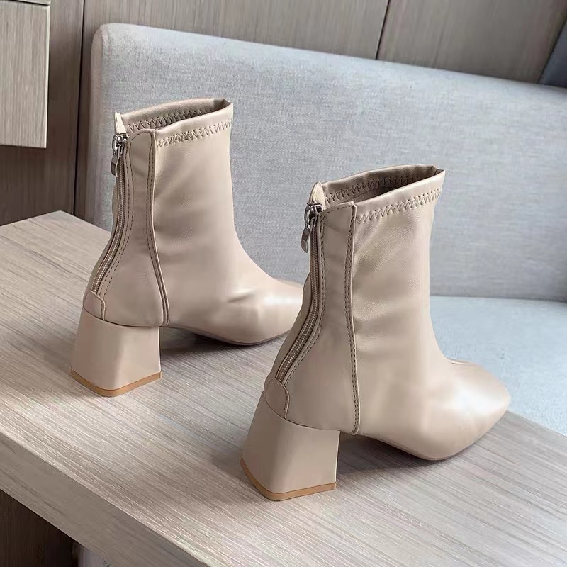 BS Boots for Women Fashion w/zipper (6cm) #MD110 | Shopee Philippines