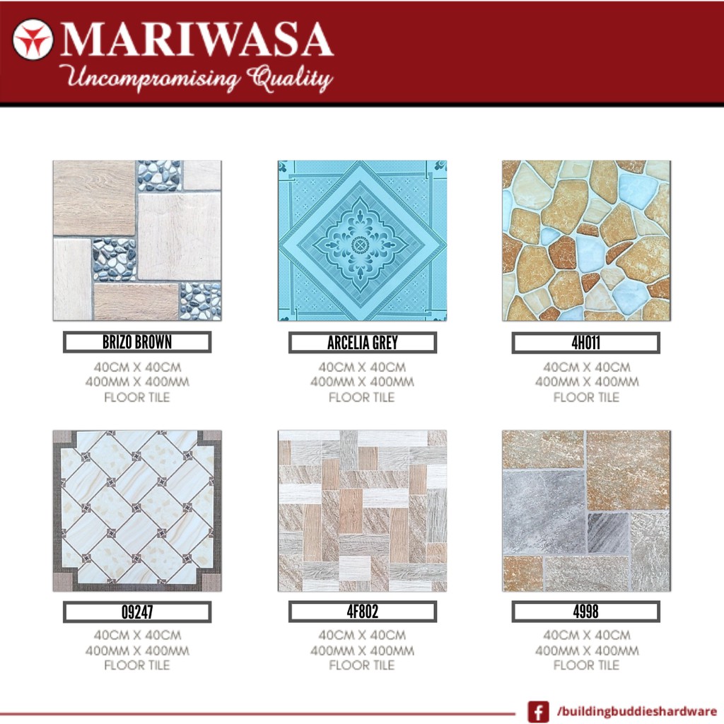 PRESYO NG MARIWASA TILES 40 40 SA WILCON DEPOT ANG 57 OFF
