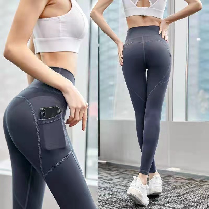 HighWaist Compression Tights Yoga pants Sports Running Gym Leggings For