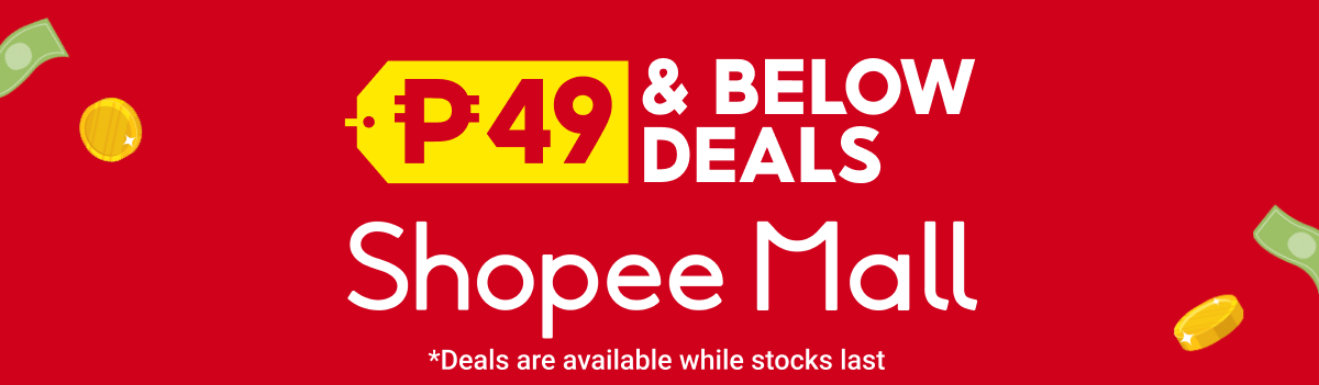 Deals ₱49 & Below! Sitewide Bargains