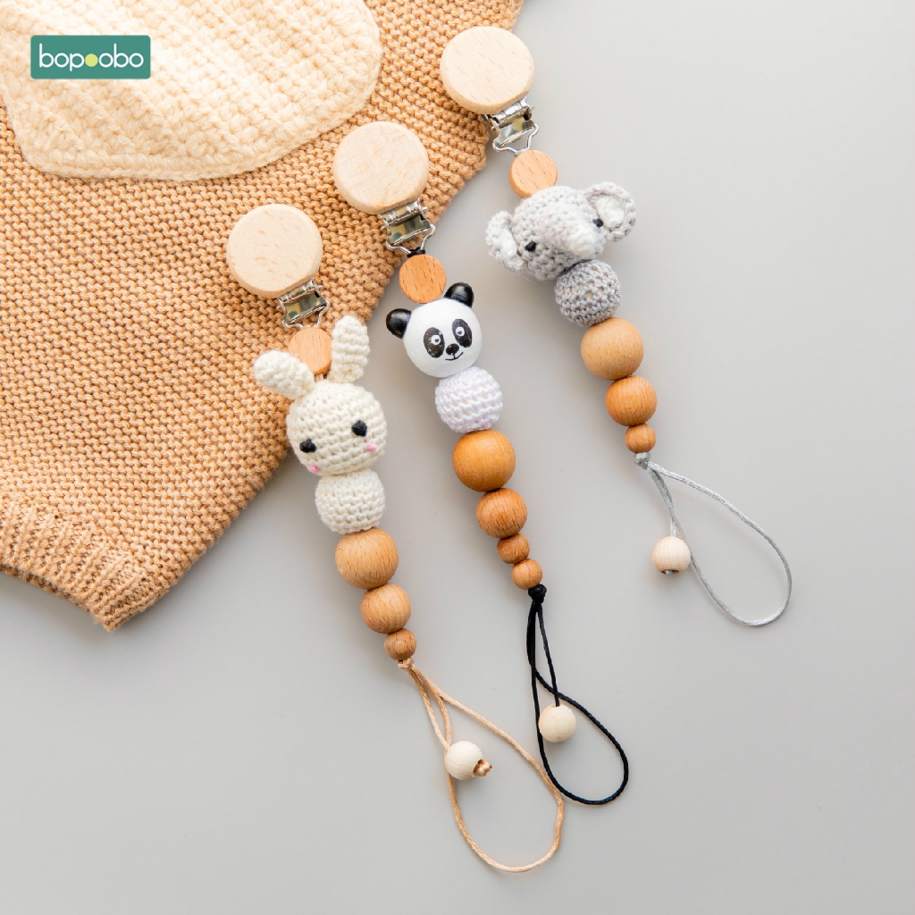 Baby Animal Pacifier Chain Child Cute Animal Pacifier Clip | Shopee ...