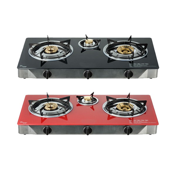 Markes Gas Stove 3 Burner Tempered Glass Top Shopee Philippines