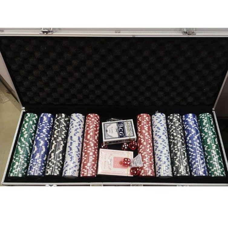 Poker Game Poker chips set 500 pcs with free metal box Shopee Philippines