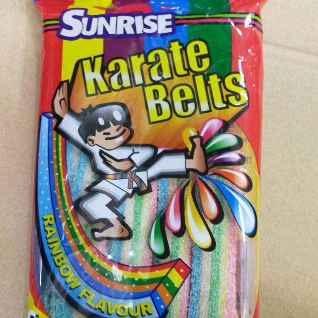 Rainbow belt ( gummy candy ) karate belt kid sunrise brand and jungle