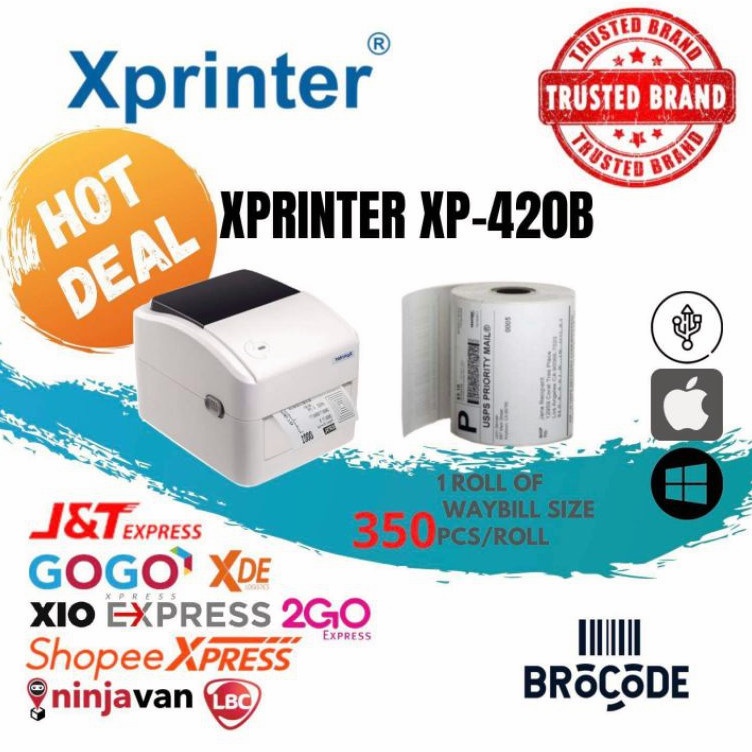 NefLaca N41 Direct Thermal Printer Express Barcode A6 Label Printer