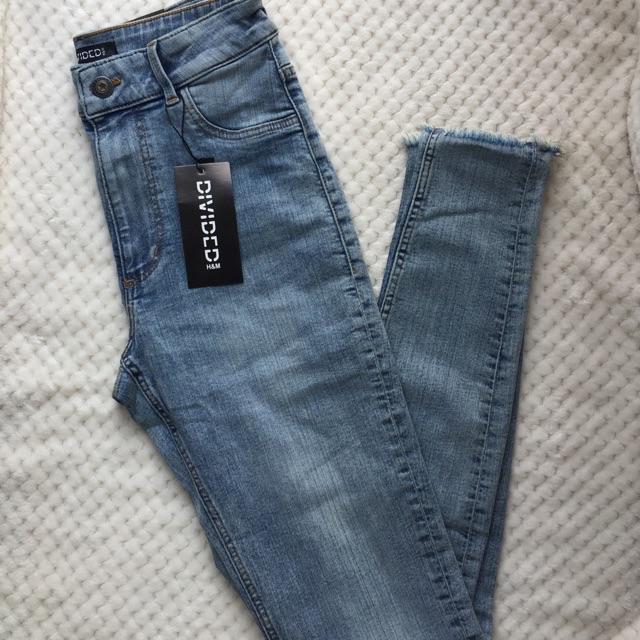 H M Divided Highwaist Jeggings Shopee Philippines